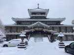 札幌龍谷学園高等学校：冬の学校風景②　札幌別院